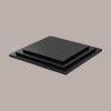 Sottotorta Quadrato Alto Ideale per Cake Design in Cartoncino Rigido Nero 35x35 cm 3 pezzi [e2d8b324]