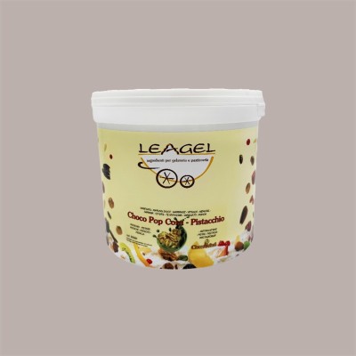 Variegato per Gelato Choco Pop Corn al Gusto Pistacchio con Pop Corn Leagel 4 Kg [d6ddba94]