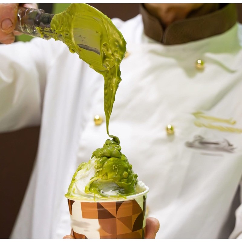 Variegato per Gelato Choco Pop Corn al Gusto Pistacchio con Pop Corn Leagel 4 Kg [b8e6389d]