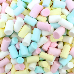 Marshmallow a Gessetto Colori Assortiti al Gusto Vaniglia 1 Kg