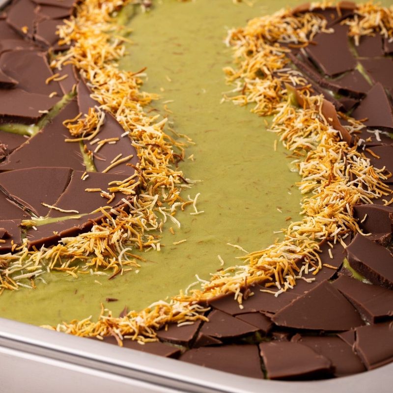 Variegato per Gelato Choco Kadayif e Pistacchio Leagel 5 Kg [5bb4ee6c]