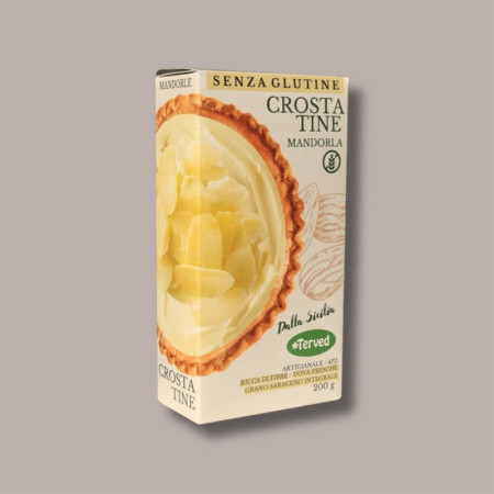 Crostatine Senza Glutine con Crema di Mandorle Artigianali 8 pezzi (2x4) [71ff6172]