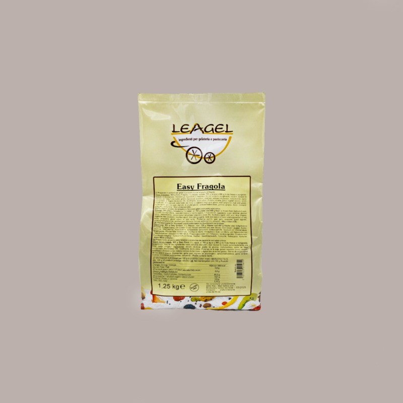 Easy Fragola Liscio Preparato in Polvere ideale per Gelato Leagel 1,25 Kg [4a3170b0]