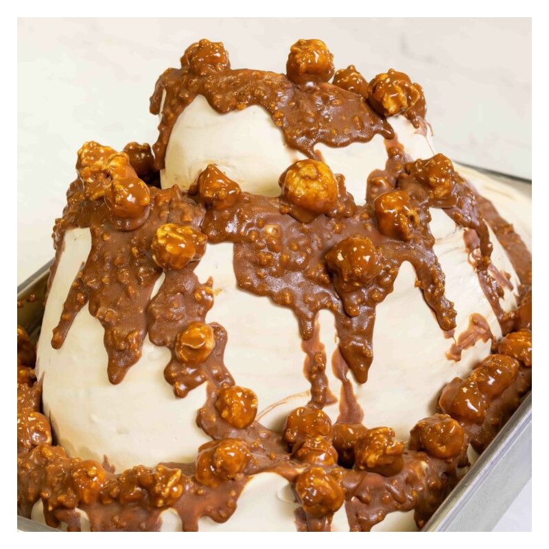 Variegato per Gelato Choco Pop Corn al Gusto Caramello con Pop Corn Leagel 4 Kg [4153d9b1]