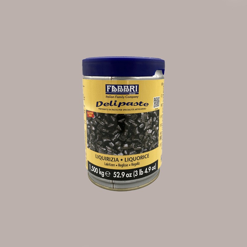 Pasta Gusto Liquirizia ideale per Gelato Dolci Delipaste Fabbri 1,5 Kg [e133f415]