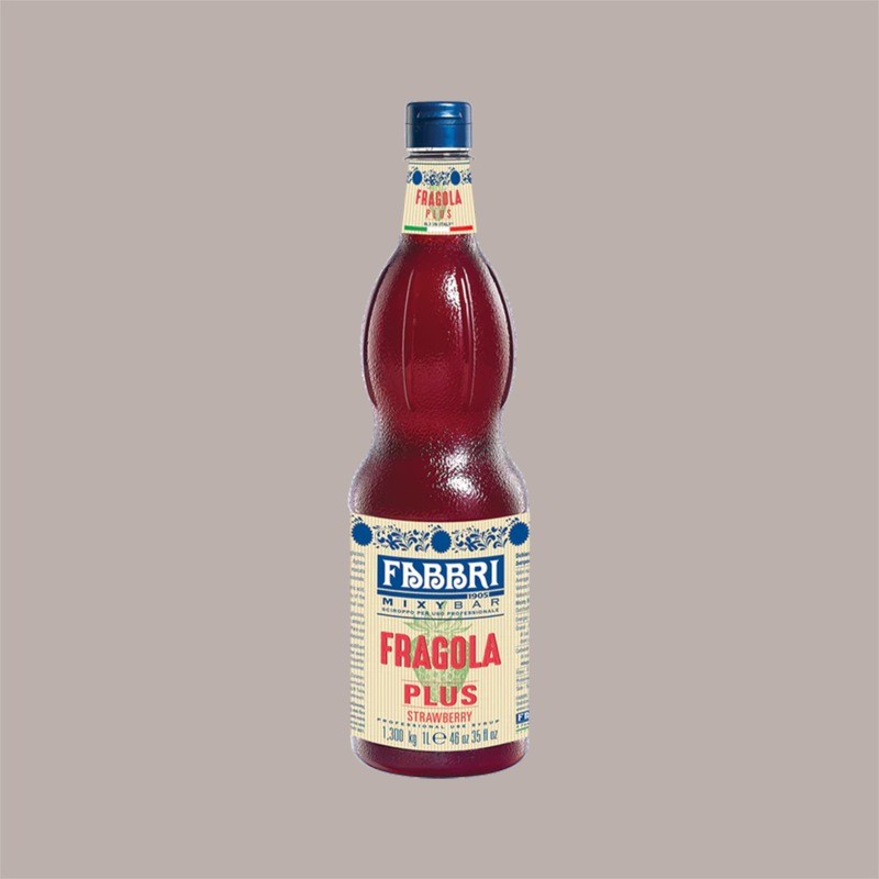 Sciroppo Concentrato per Granita Gusto Fragola Plus Mixybar Fabbri 1,3 Kg [2c8d4538]