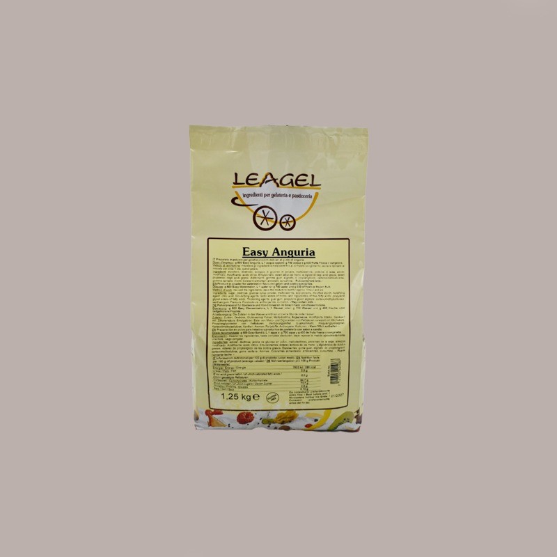 Easy al Gusto di Anguria Preparato in Polvere per Gelato Leagel 1,25 Kg [e1454d50]
