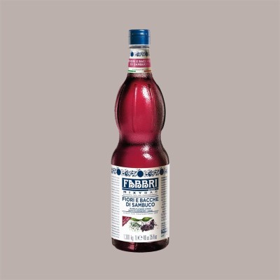 Sciroppo Concentrato per Granita Gusto Fiori e Bacche di Sambuco Mixybar Fabbri 1,3 Kg [8a703e63]