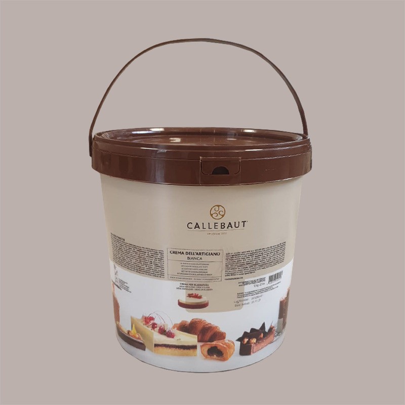 Crema dell'Artigiano al Gusto di Cioccolato Bianco per Cottura Callebaut 10 Kg [543da03d]