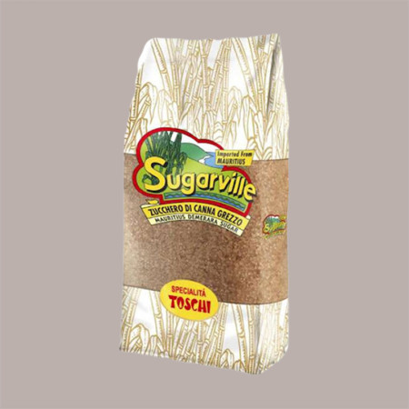 Zucchero di Canna Grezzo Qualità Mauritius Sugarville Toschi 1 Kg [8c47fadf]
