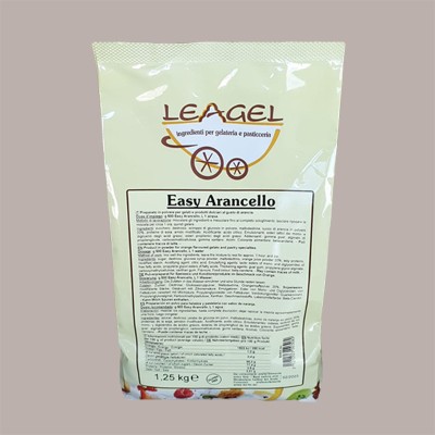 Easy Arancello Preparato in Polvere Gusto Arancia per Gelato Leagel 1,25 Kg [c953f2bf]