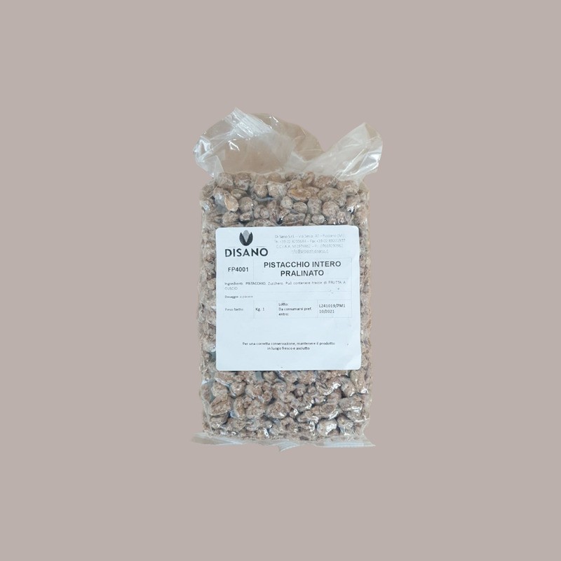 Pistacchio Intero Pralinato Sottovuoto per Gelato Yogurt Torte e Dessert 1 Kg [77ef007f]