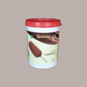 Copertura Cioccolato al Caramello ideale per Stecco Biscotto Gelato Stickaway  Leagel 1,2 Kg [4432d21b]