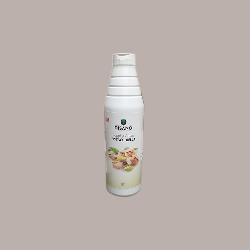 Topping al Gusto Pistacchio Salsa Dolce Gourmet Gelati Dessert Pistacchiella Disano 900 gr [0d1d38ce]