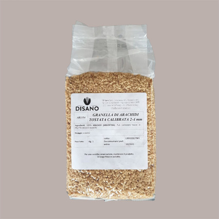 Granella di Arachidi Calibrata 2/4 mm Ideale per Torte e Dolci 1 Kg [4030655d]