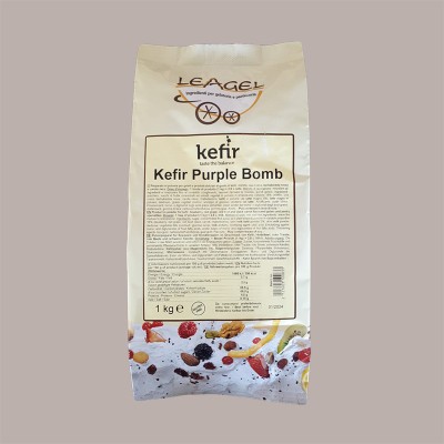 Preparato Polvere Gusto KEFIR Purple Bomb Gelato Leagel 1 Kg [a886e24e]
