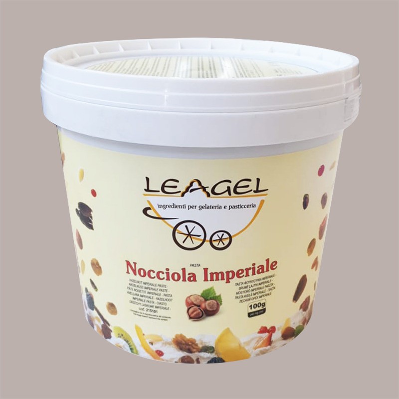 Pasta Crema Gusto Nocciola Imperiale Ideale per Gelato Dolci Leagel 5 Kg [52fe30ad]