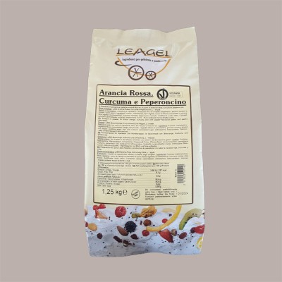 Easy Gelato Arancia Rossa,Curcuma Peperoncino LEAGEL 1,25 Kg [db0b59af]