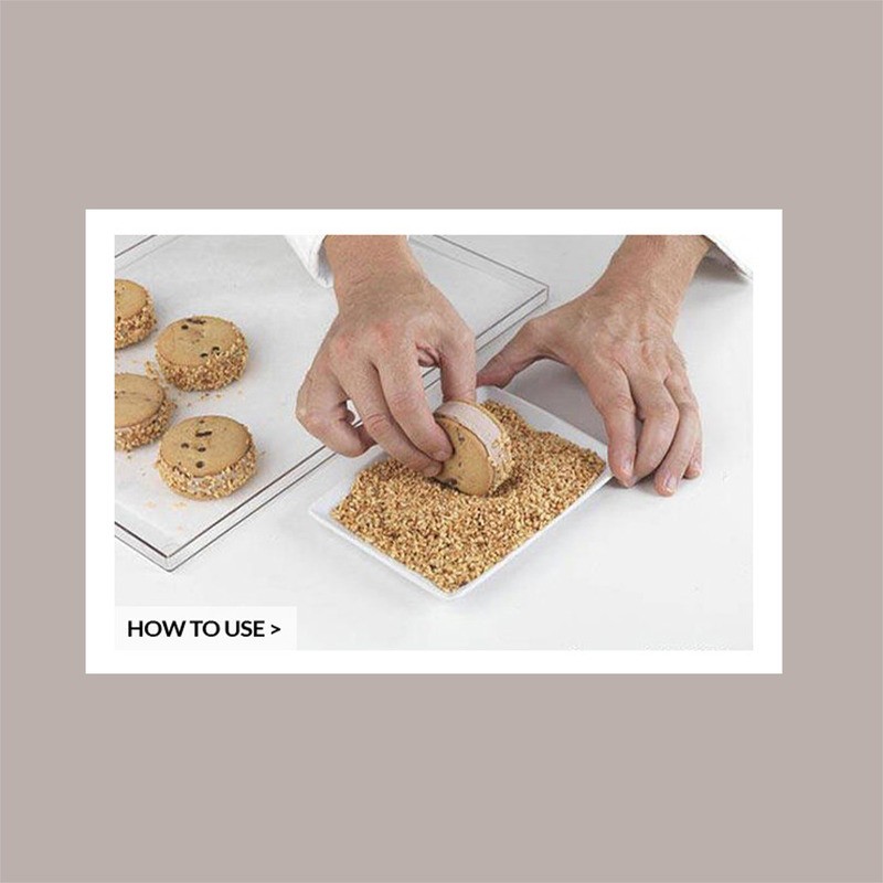 Biscotto Gelato Rotondo al Cacao Extra Dark BREAK&GO 560 Pezzi [4403fb1e]