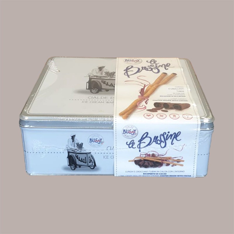 Le Bussine Sottili Cialde Arrotolate e Cacao Interno BUSSY 1,1 Kg [9a247b9d]