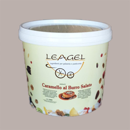 Variegato Salsa al Gusto di Caramello al Burro Salato ideale per Gelato Leagel 3,5 Kg [99824d78]