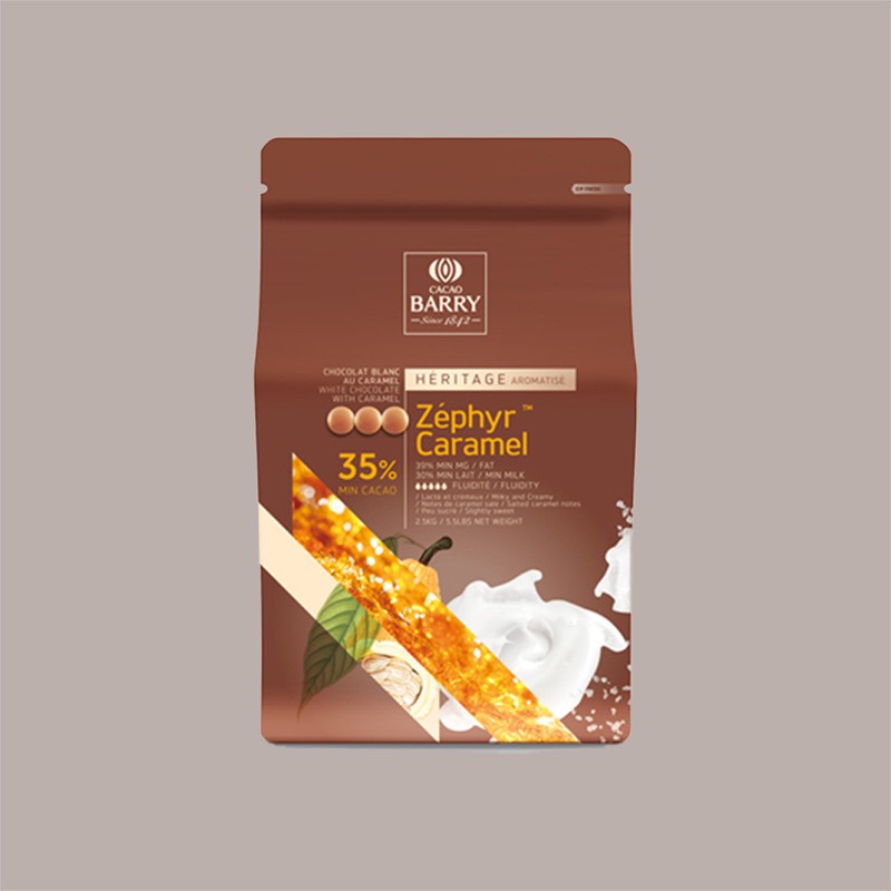 Cioccolato Bianco Zephir Caramel in Bottoni Barry Callebaut 2,5 Kg [41edb4c0]