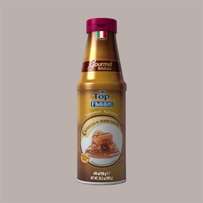Topping al Gusto di Caramello al Burro Salato Salsa Gourmet Fabbri 950 gr [f05687b2]