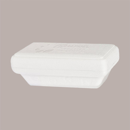 Vaschetta per Gelato 500g in Polistirolo 100% Riciclato Bianco ReMaxigel 60 pezzi [66734f5e]