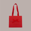 Borsa Carta Chiusura Velcro Rossa con nastro in raso 16+8x14 cm 10 Pezzi [91a6ded8]