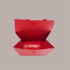 Borsa Carta Chiusura Velcro Rossa con nastro in raso 16+8x14 cm 10 Pezzi [ff9d5cd1]