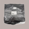 Borsa Carta Chiusura Velcro Nera con nastro in raso 24+11x21 cm 10 Pezzi [f494aacc]