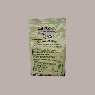 Preparato per Gelato Gusto Crema Chicchi di Riso LEAGEL 1,7 Kg [0fbdeb52]