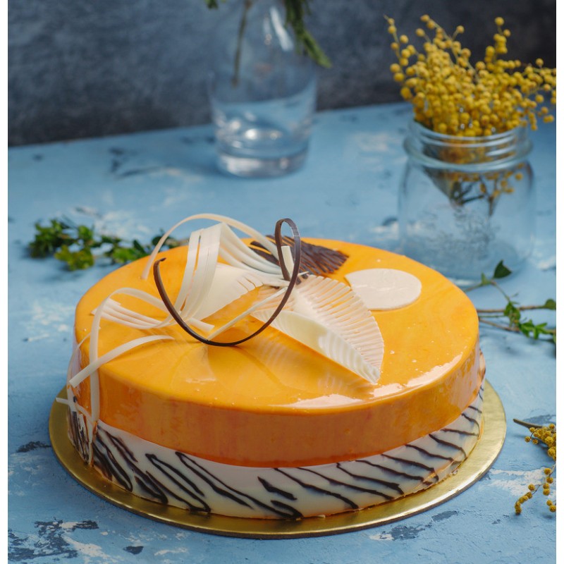 Glassa a Specchio Gusto Arancia ideale per Semifreddi Dolci Leagel 1,5 Kg [8b71243d]