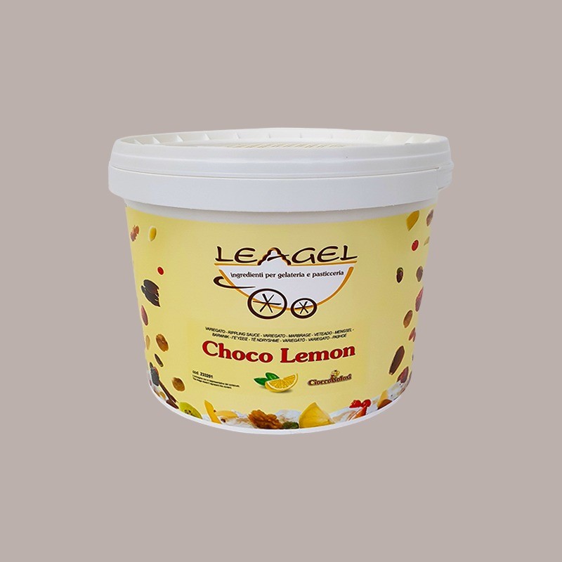 Choco Lemon Variegato Cioccolato Bianco e Limone Leagel 5 Kg [72fc7343]