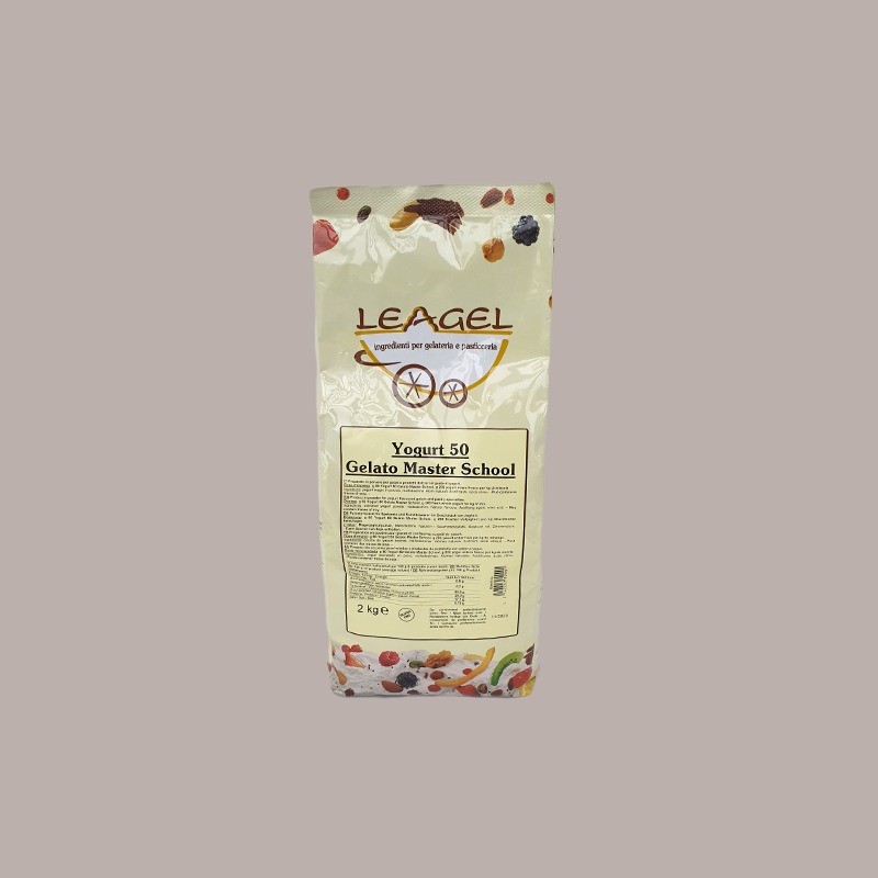 Yogurt 50 GMS Preparato in Polvere per Gelato a Basso Dosaggio Leagel 2 Kg [1a961dcd]