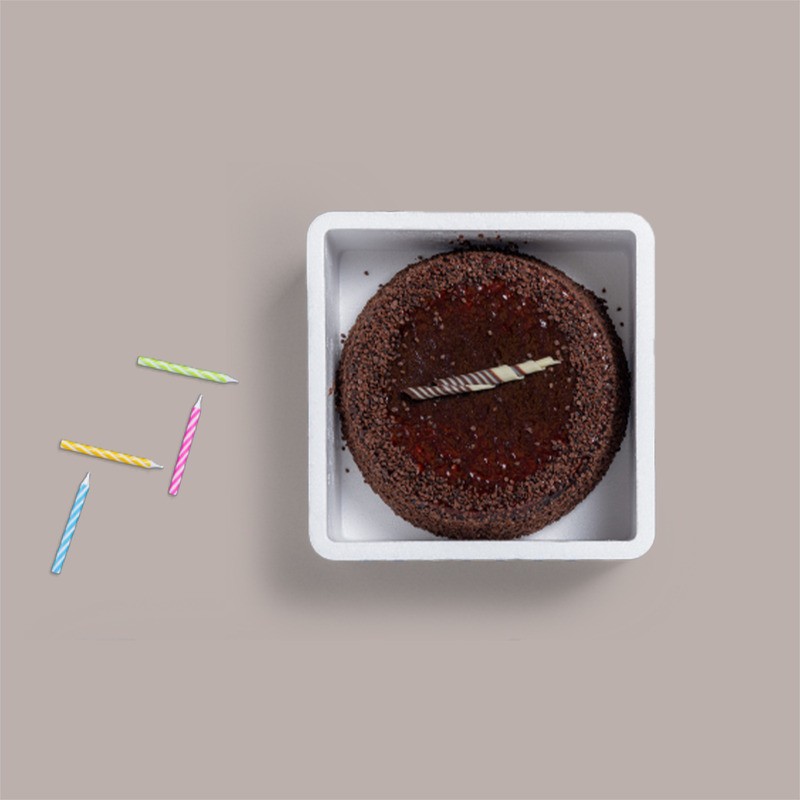Cassa Termica Bassa in Polistirolo DOMOCLASS per Trasporto Torte Gelato e Semifreddi 17x17h8 cm 6 pezzi [4de5746c]