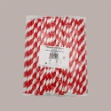 Cannucce di Carta a Spirale di Colore Rosso Dm8 H200 2x150 pezzi [51e51414]