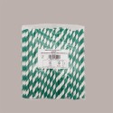 Cannucce di Carta a Spirale di Colore Verde Dm8 H200 2x150 pezzi [d8107d16]