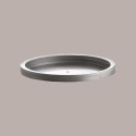 Coperchio Grigio per Carapina Gelato Sorbettiera Pozzetto per Gelato Dm 203 mm 22 pezzi [62ca2341]