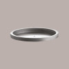 Carapina Sorbettiera per Gelato Cilindrica 6 Lt  Plastica Grigia con Coperchio 22 pezzi [d036e674]