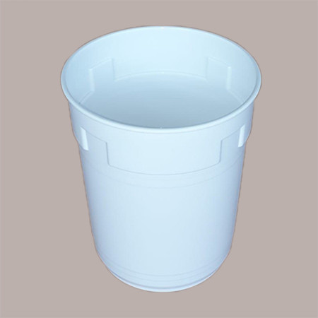 Carapina Sorbettiera per Pozzetto Gelato Cilindrica 6 Lt  Plastica Bianca 22 pezzi [aaac33bf]