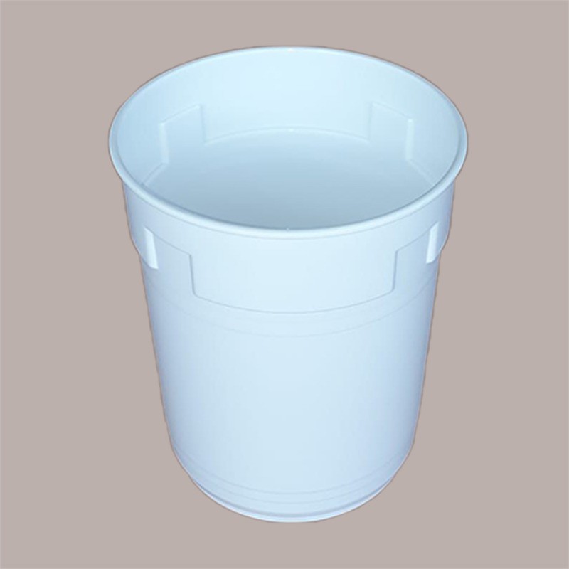 Carapina Sorbettiera per Pozzetto Gelato Cilindrica 6 Lt  Plastica Bianca 22 pezzi [aaac33bf]
