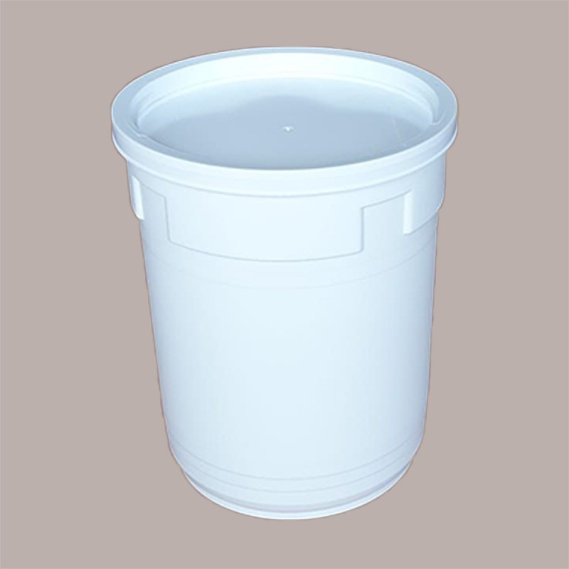 Carapina Sorbettiera per Pozzetto Gelato Cilindrica 6 Lt  Plastica Bianca 22 pezzi [c497b1b6]