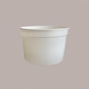 Carapina Sorbettiera per Pozzetto Gelato Cilindrica 2,5 Lt  Plastica Bianca 22 pezzi [d122662c]