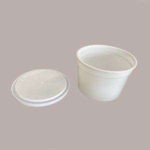 Carapina Sorbettiera per Pozzetto Gelato Cilindrica 2,5 Lt  Plastica Bianca 22 pezzi [ba49a33b]