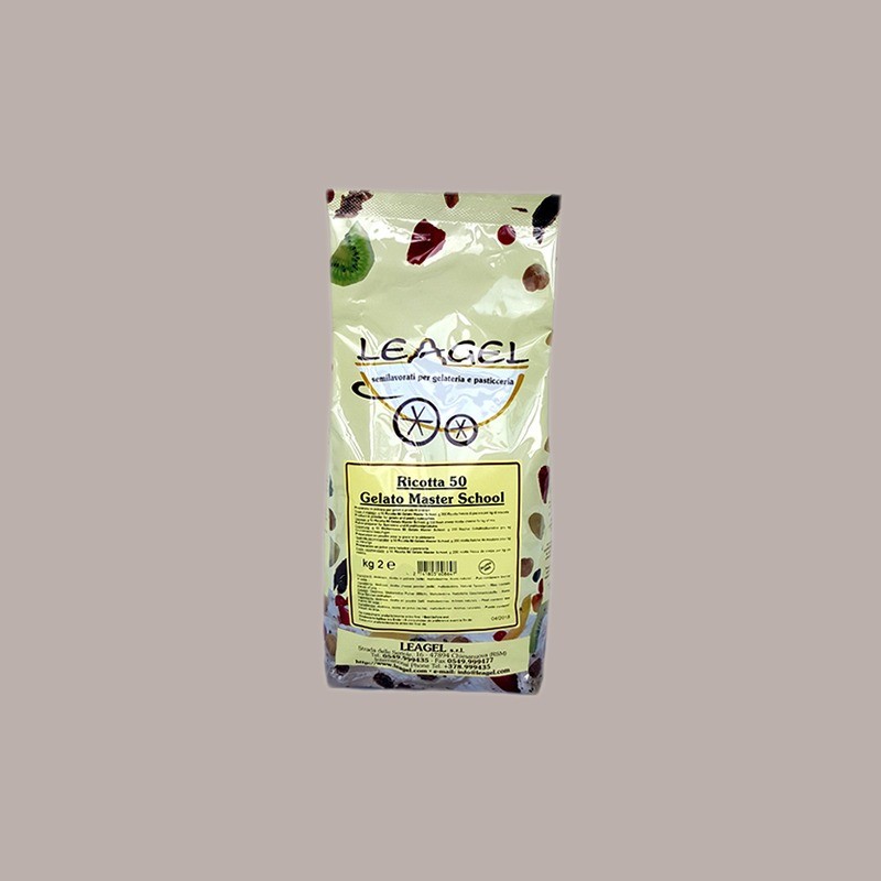 Ricotta 50 GMS Preparato in Polvere a Basso Dosaggio ideale per Gelato Leagel 2 Kg [83f41929]