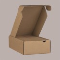 Scatola Porta 2 Bottiglie Olio Vino 750 ml in Carta Avana Express Sicura per Spedizione 390x270H130mm 3 pezzi [36a06551]