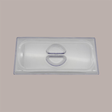 Coperchio Kostil Trasparente per Bacinella Vaschetta da Gelato 36x16,5 cm 5 pezzi [02f0ad00]