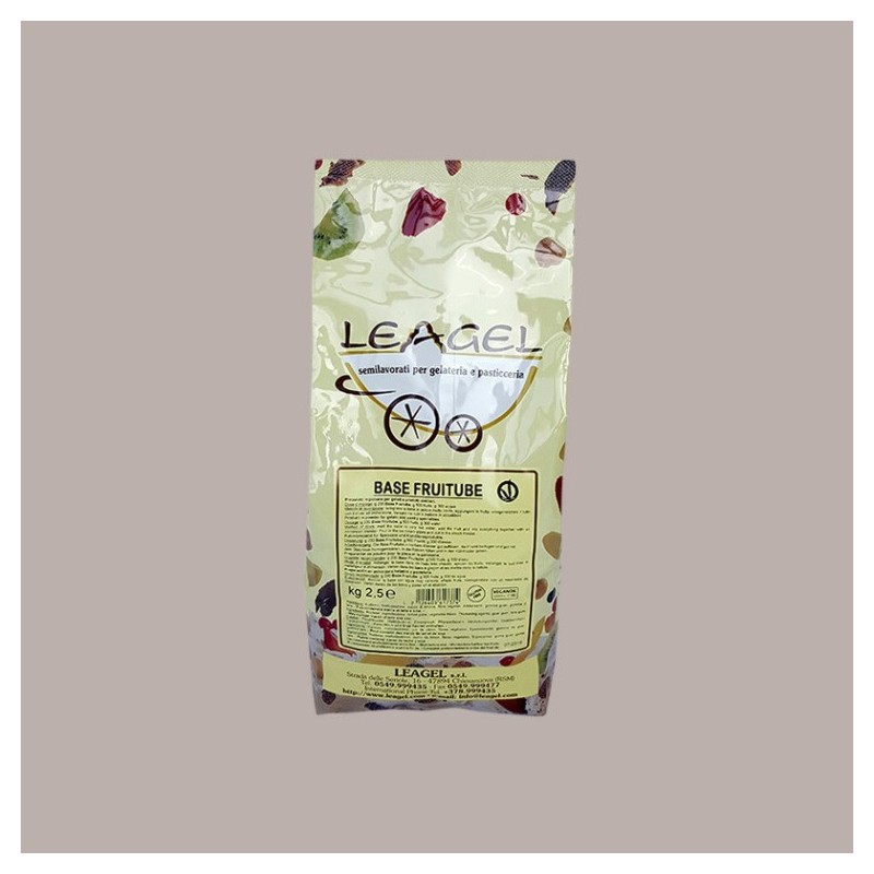Base Fruitube per Ghiaccioli alla Frutta Preparato in Polvere Leagel 2,5 Kg [89e17682]