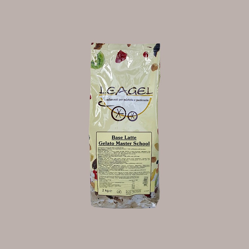 Base per Gelato Gusto Latte Gelato Master School GMS Preparato in Polvere Lavorazione a caldo Leagel 2 kg [54c2c152]